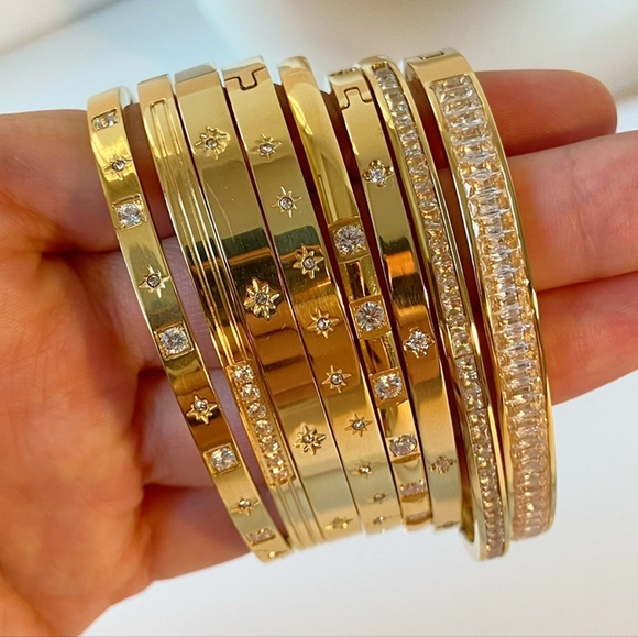 Jewelry - New Non Tarnish Bracelet Stack